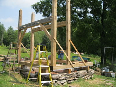 Timber framing project