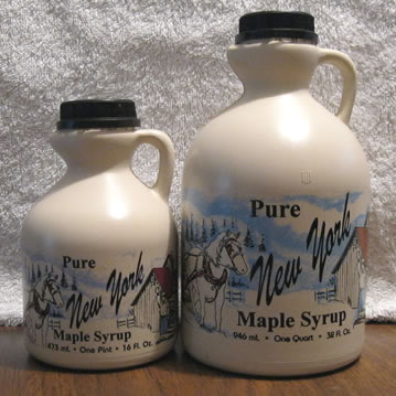 New York State maple syrup